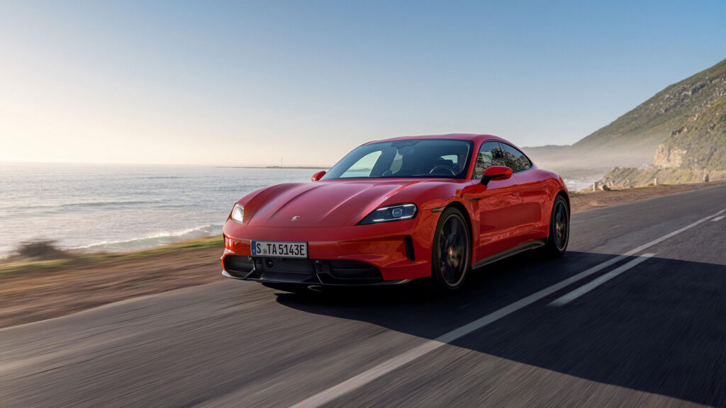 2027 Porsche Taycan Gains E-Shift and NACS Port
