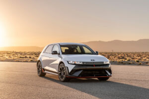 The 2026 IONIQ 5 N gains a NACS port and a lower $59,900 starting price | Image: Hyundai