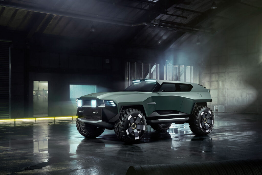Aston Martin's digital-only Dreadnought SUV in Chiltern Green for Modern Warfare 4 | Image: Aston Martin