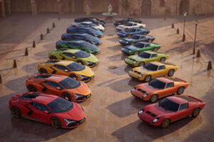 The Revuelto Miura 60° Homage in one of two heritage-inspired liveries | Image: Lamborghini