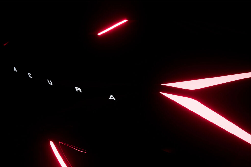 Teaser for Acura's new design language concept | Image: Acura