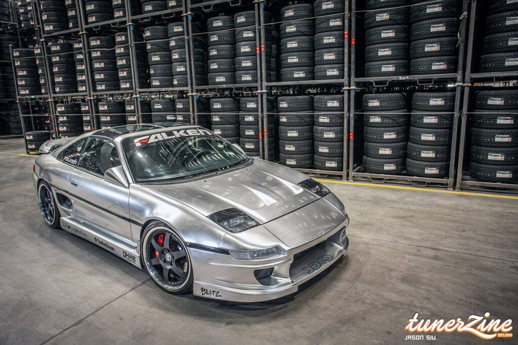 Nick Fousekis's Mirra Chrome Toyota MR2 on staggered HRE 546Rs
