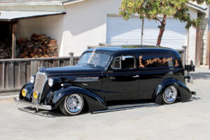 The Muñoz & Sons 1937 Chevrolet Sedan Delivery joins the Meguiar's display | Image: Meguiar's