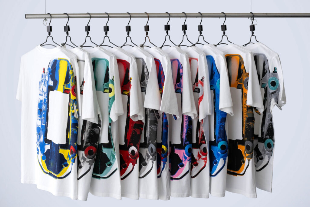 The Brembo caliper becomes the graphic centerpiece of the Colors of Speed T-shirt capsule | Image: Brembo