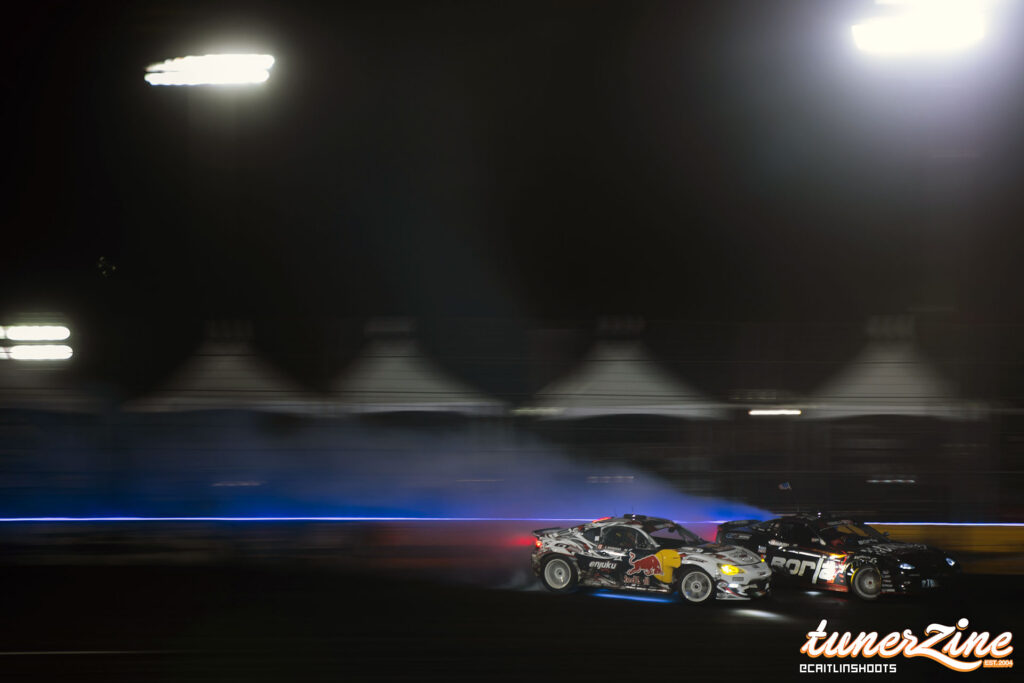 Conor Shanahan and Matt Field in the Round 7 Final at The Bullring | Image: Caitlin Ting
