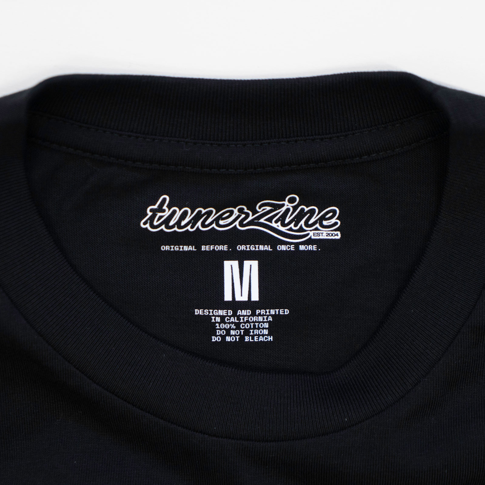 Tunerzine Tees Neck Label